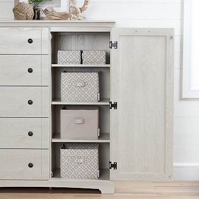 South Shore Lilak Door Chest with 5 Drawers