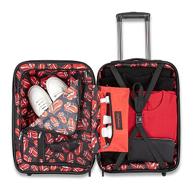 The Rolling Stones Gimme Shelter Collection 20-Inch Carry-On Hardside Spinner Luggage