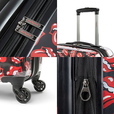 The Rolling Stones Gimme Shelter Collection 20-Inch Carry-On Hardside Spinner Luggage