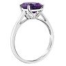 Alyson Layne 14k Gold Oval Amethyst Solitaire Ring