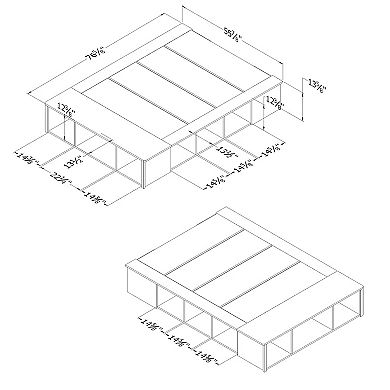 South Shore Lilak Storage Bed with Baskets