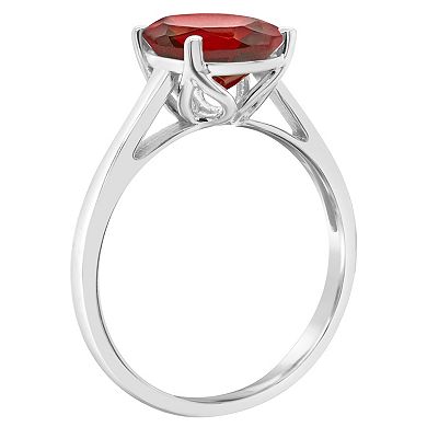 Alyson Layne 14k Gold Oval Garnet Solitaire Ring