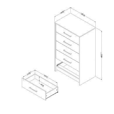 South Shore Londen 5-Drawer Chest