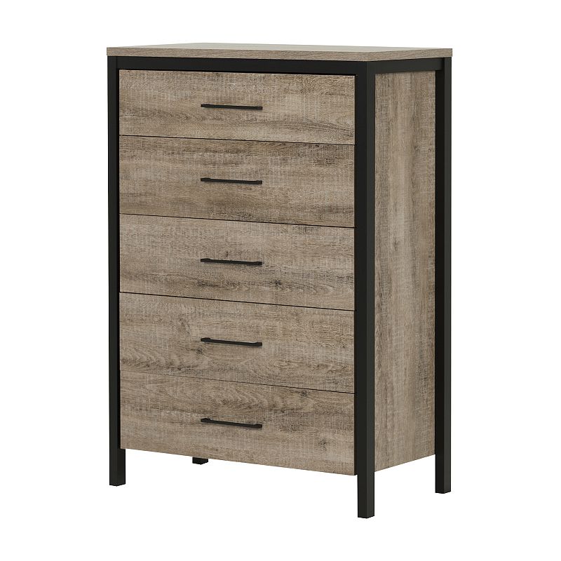 South Shore Munich 5-Drawer Chest, Brown