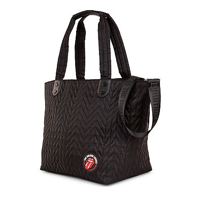 The Rolling Stones Iconic Collection Quilted Nylon Tote Bag 