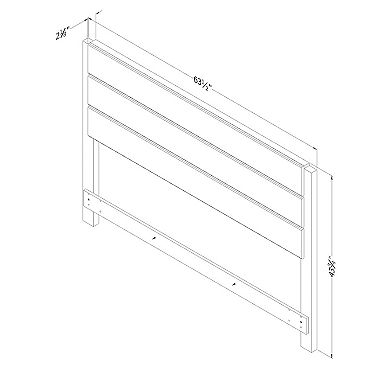 South Shore Munich Industrial Headboard