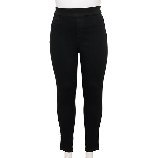 Plus Size Nine West Pull-On High-Waisted Skinny Jeggings