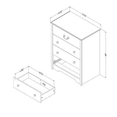 South Shore Navali 4-Drawer Chest