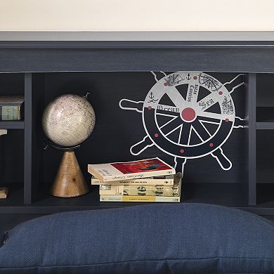 South Shore Navali Bookcase Twin Headboard