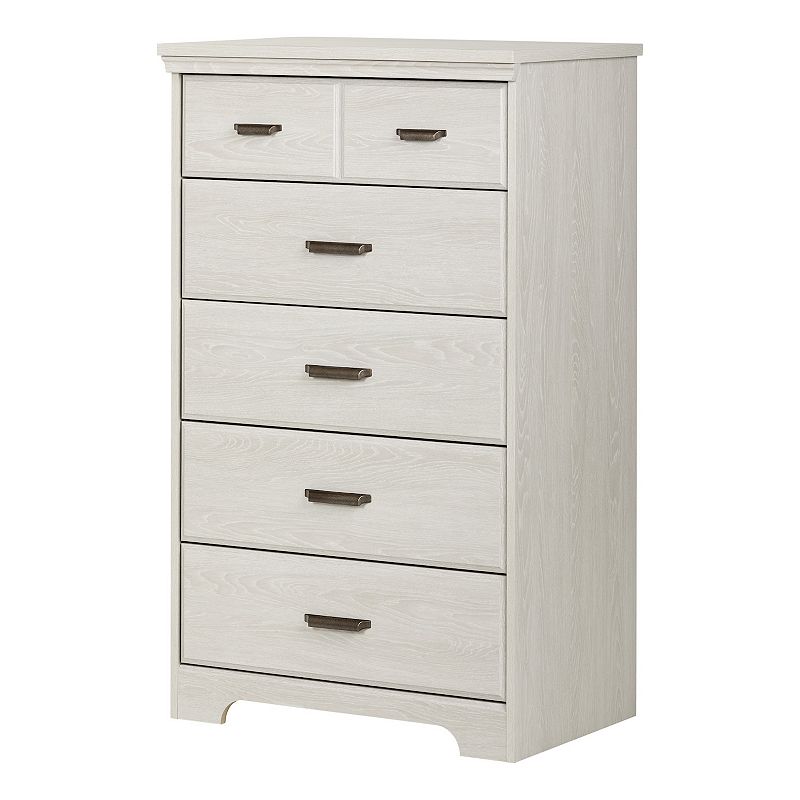 South Shore Versa 5-Drawer Chest Dresser, White