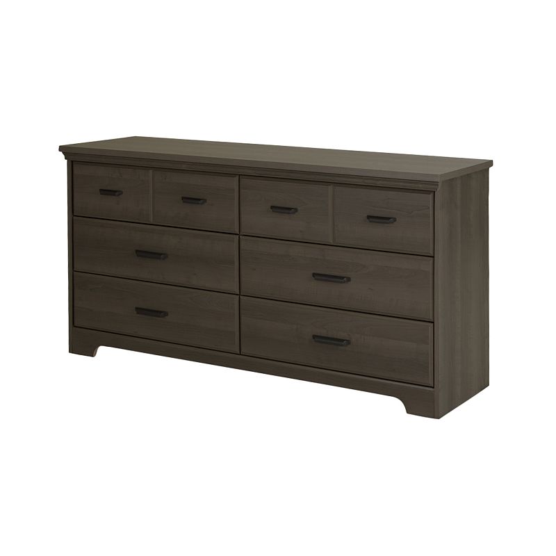 South Shore Versa 6-Drawer Double Dresser, Grey