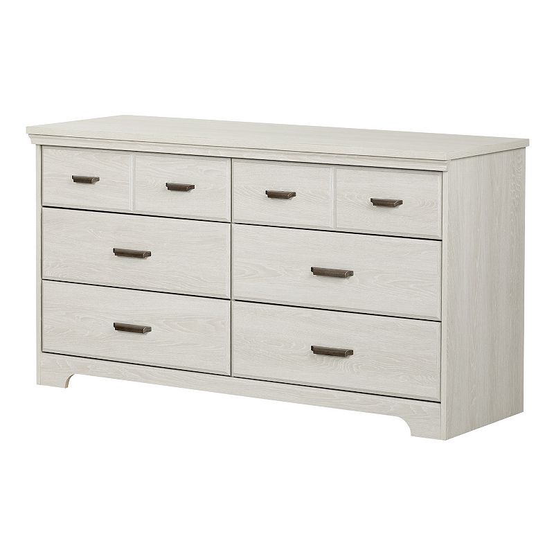 South Shore Versa 6-Drawer Double Dresser, White