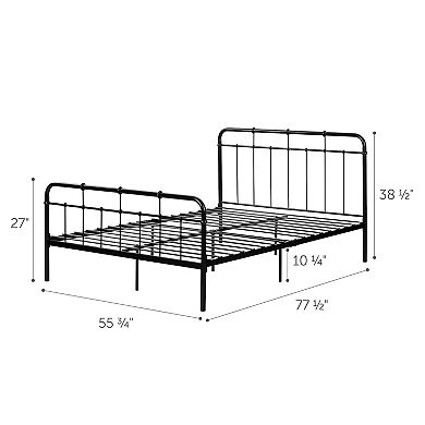 South Shore Versa Metal Complete Twin Bed