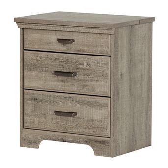 South Shore Versa Nightstand with Charging Station