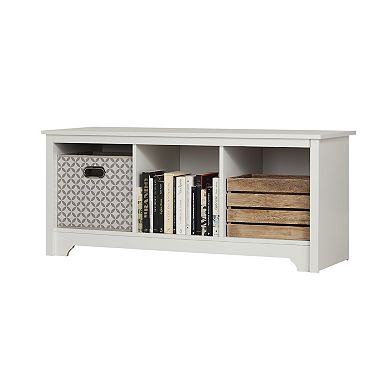 South Shore Vito Cubby Storage Bench