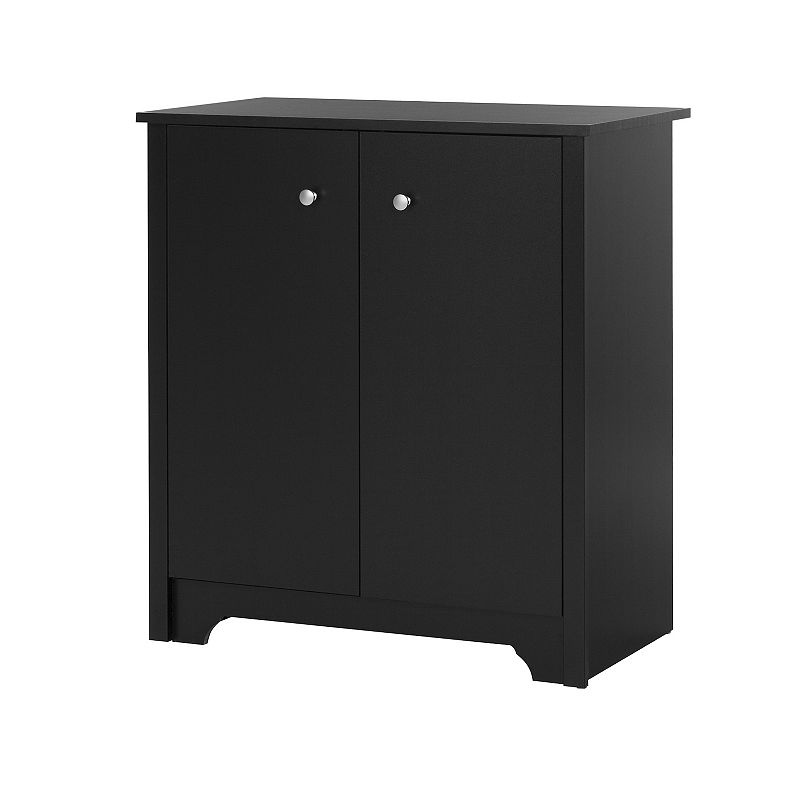 64089132 South Shore Vito Small 2-Door Storage Cabinet, Bla sku 64089132