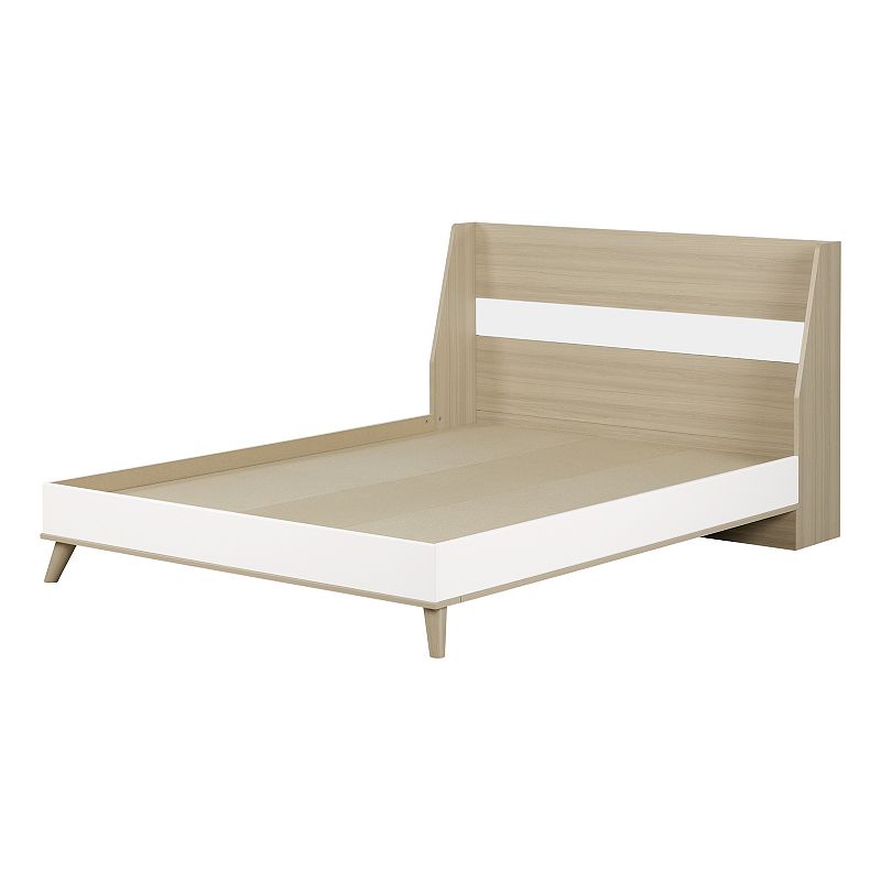 South Shore Yodi Complete Full Bed, Beige