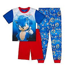 Details about   SONIC The Hedgehog Pajamas Boy's sz 10-12 NeW 2 Piece Fleece Shirt Pants Pjs Set 