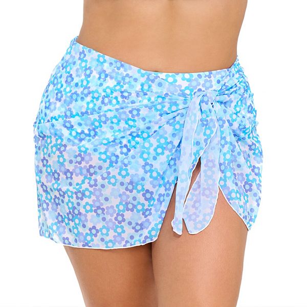 Juniors' Wrap Sarong Swim CoverUp