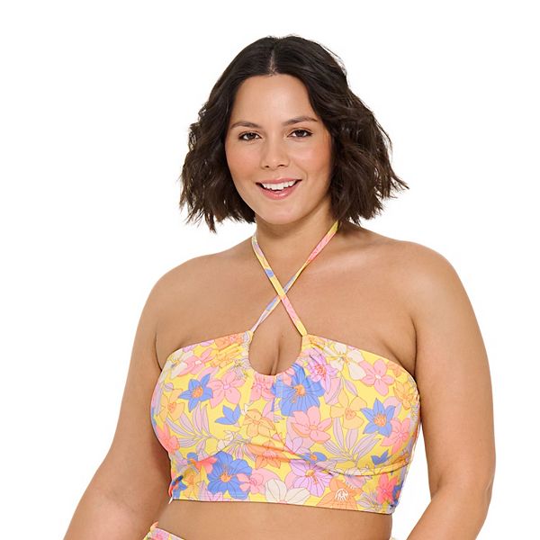 Plus size best sale bandeau swim tops