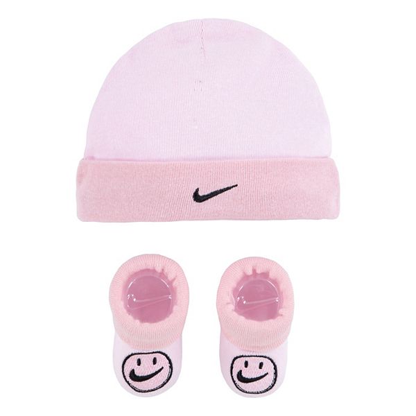 Leeds Skaldet Subjektiv Baby Nike Hat & Smiley Face Booties Set