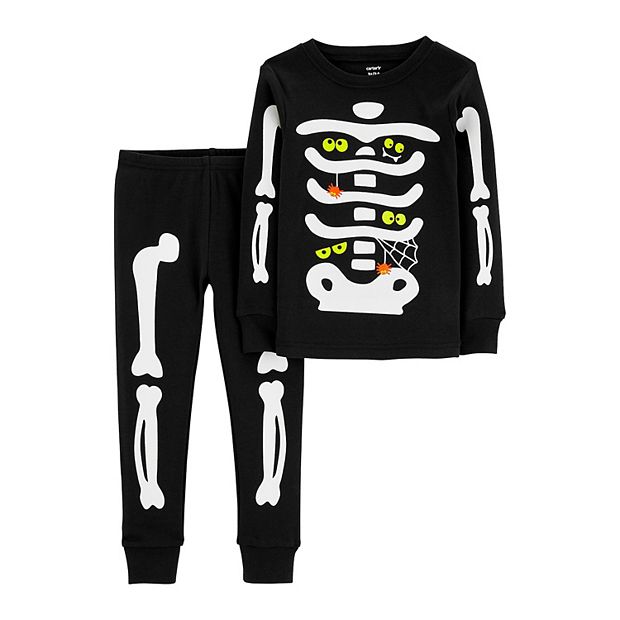 Skeleton best sale baby pajamas