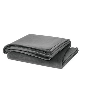 Cannon Solid Plush Throw