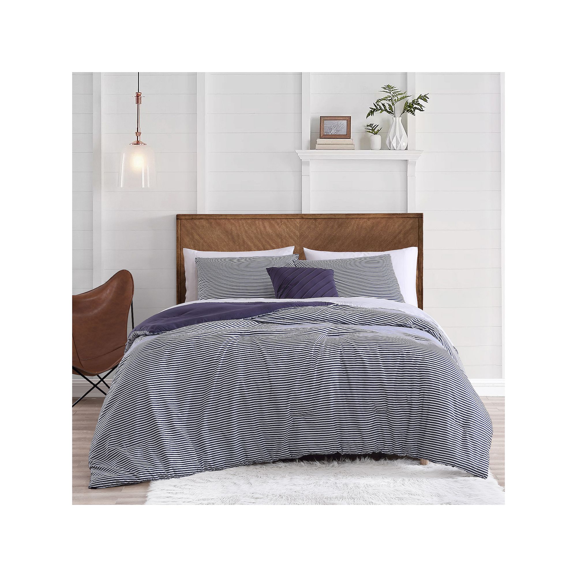 Avondale Manor Rainey Comforter Set with Shams, Blue