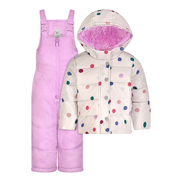 Carter's snow bib and hot sale jacket