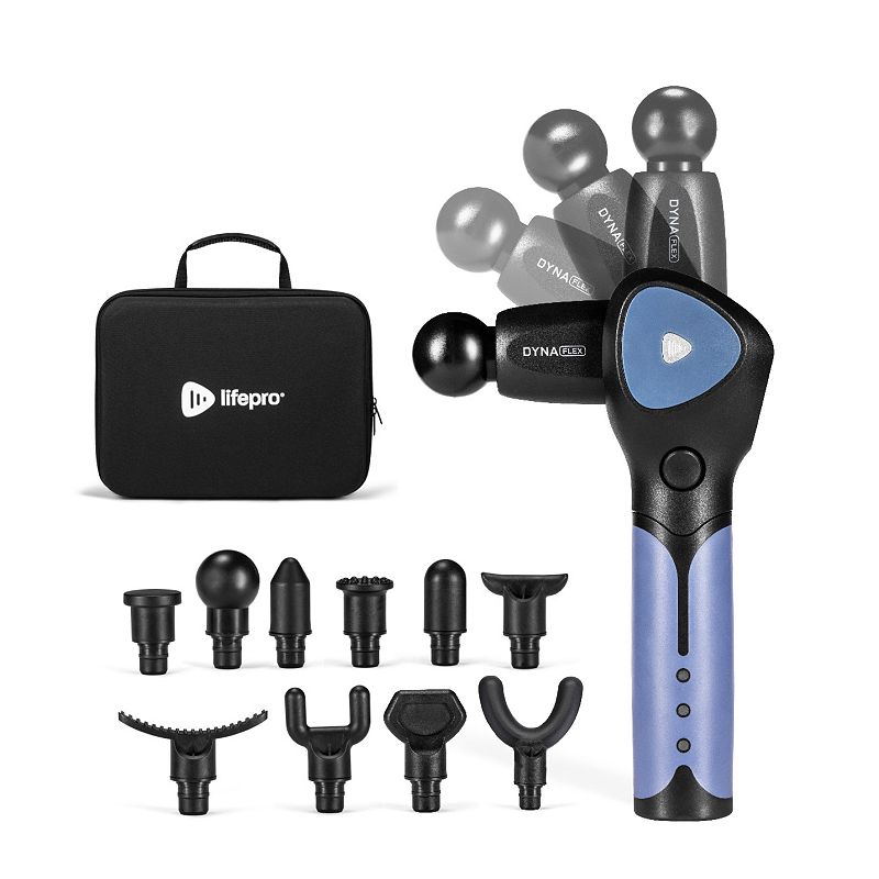 LifePro DynaFlex Massage Gun, Blue