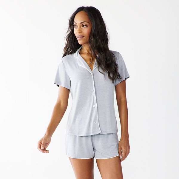 Women's Sonoma Goods For Life® Truly Soft Short Sleeve Pajama Shirt ...
