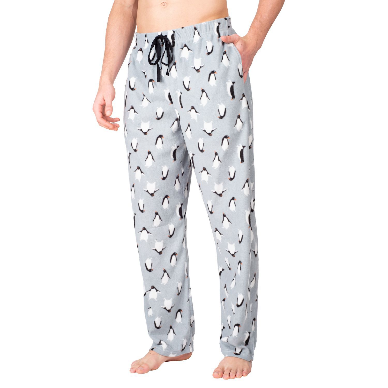 mens sherpa lined pajama pants