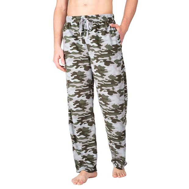 Men's camo discount fleece lounge pants