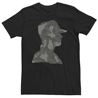 Big & Tall Soldier Side Profile Camouflage Fill Tee