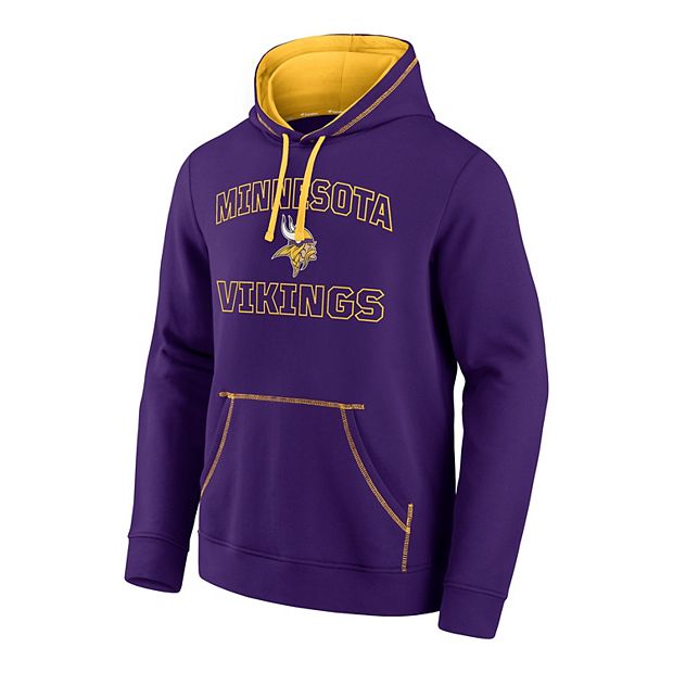 NFL Minnesota Vikings Girls' Fleece Hooded Sweatshirt - M