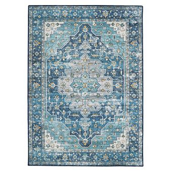 Linon Sariah Machine Washable Rug