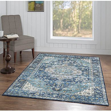 Linon Sariah Washable Rug