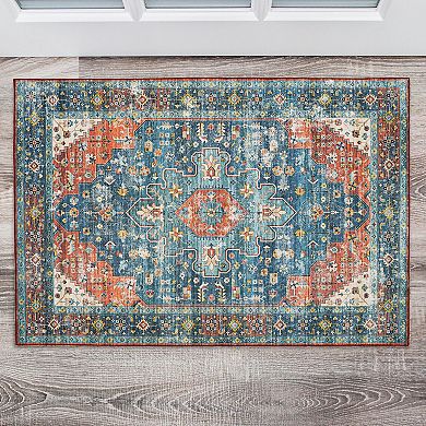 Linon Markum Machine Washable Rug