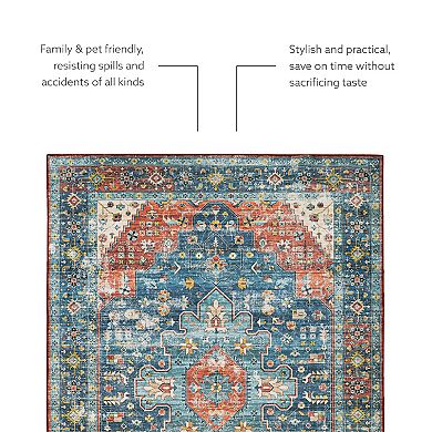 Linon Markum Machine Washable Rug