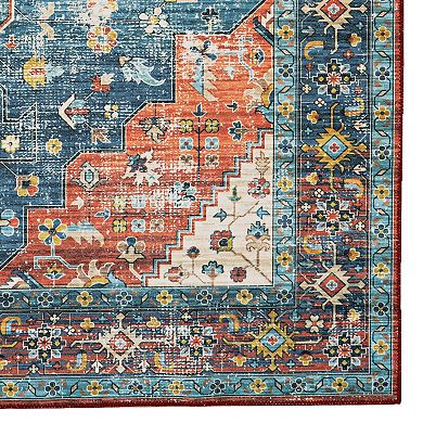 Linon Markum Machine Washable Rug