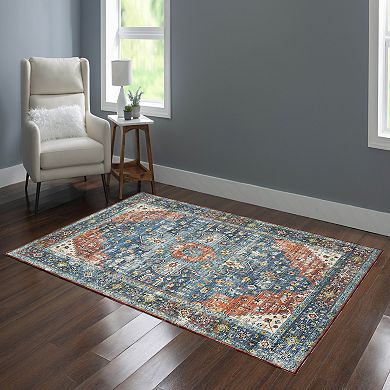 Linon Markum Machine Washable Rug
