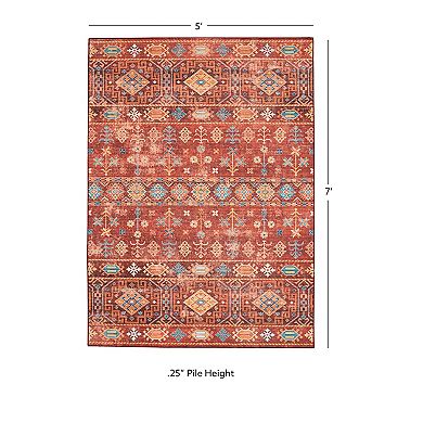 Linon Devlin Machine Washable Rug