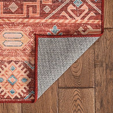 Linon Devlin Machine Washable Rug