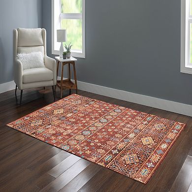 Linon Devlin Machine Washable Rug