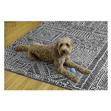 Linon Cayden Machine Washable Rug