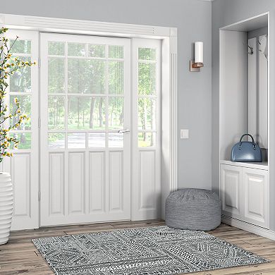 Linon Cayden Machine Washable Rug