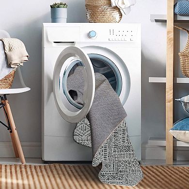 Linon Cayden Machine Washable Rug