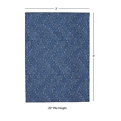 Linon Fuller Machine Washable Rug