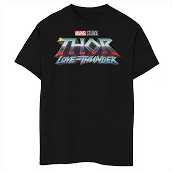 Boys 8-20 Marvel Thor Love And Thunder Logo Graphic Tee