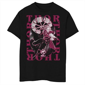 Boys 8-20 Marvel What If Thor Action Poster Graphic Tee